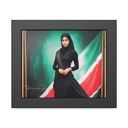 Palestine Girl Framed Poster