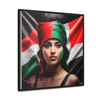 Free Palestine Gallery Canvas Wraps, Square Frame - Derose Entertainment 