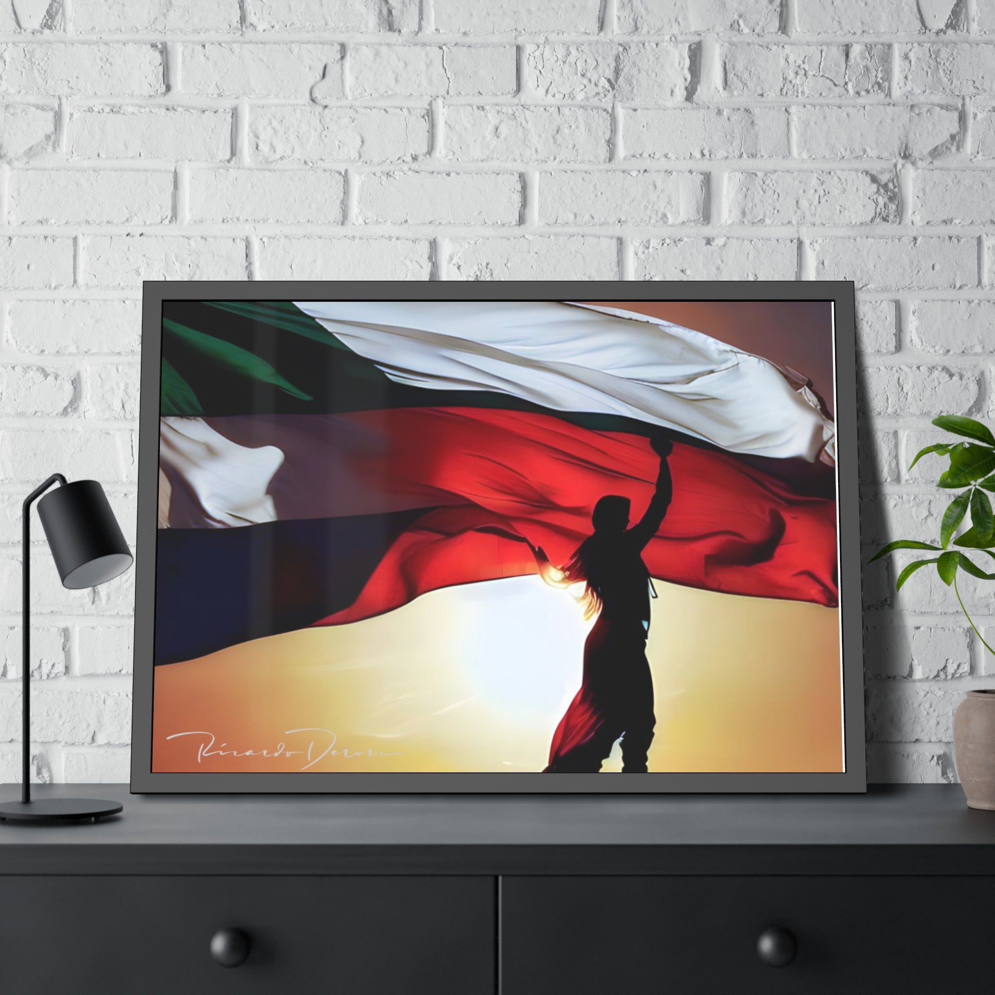 Palestine Flag Framed Poster