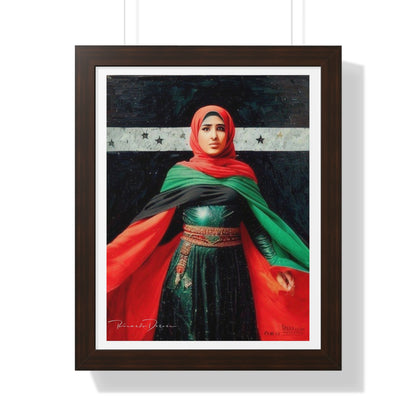 Framed Palestine Vertical Poster - Derose Entertainment 