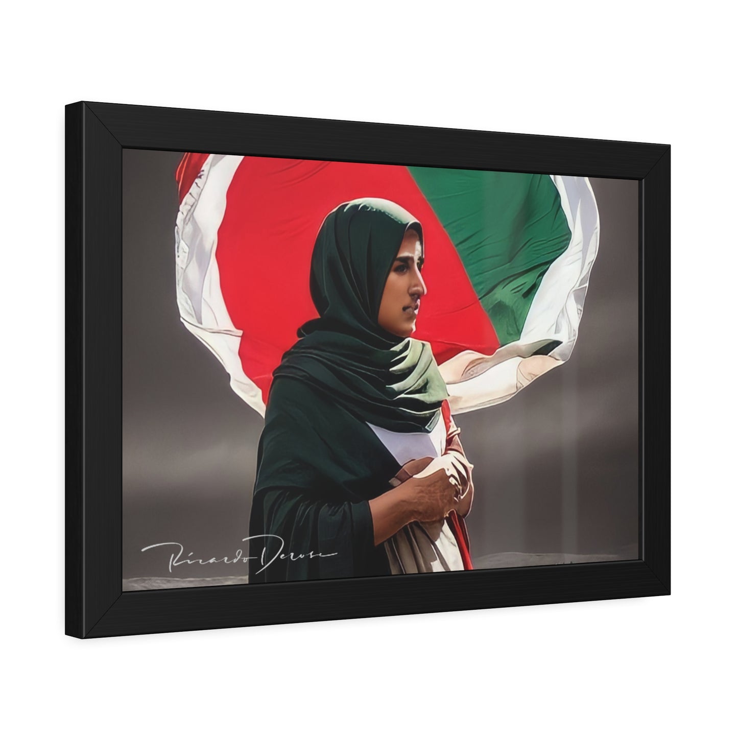 Palestine Girl Framed Poster