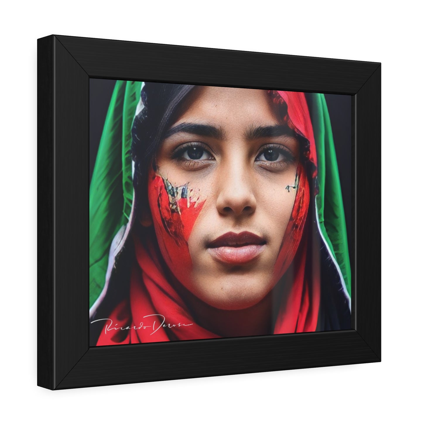 Palestine Girl Framed Poster