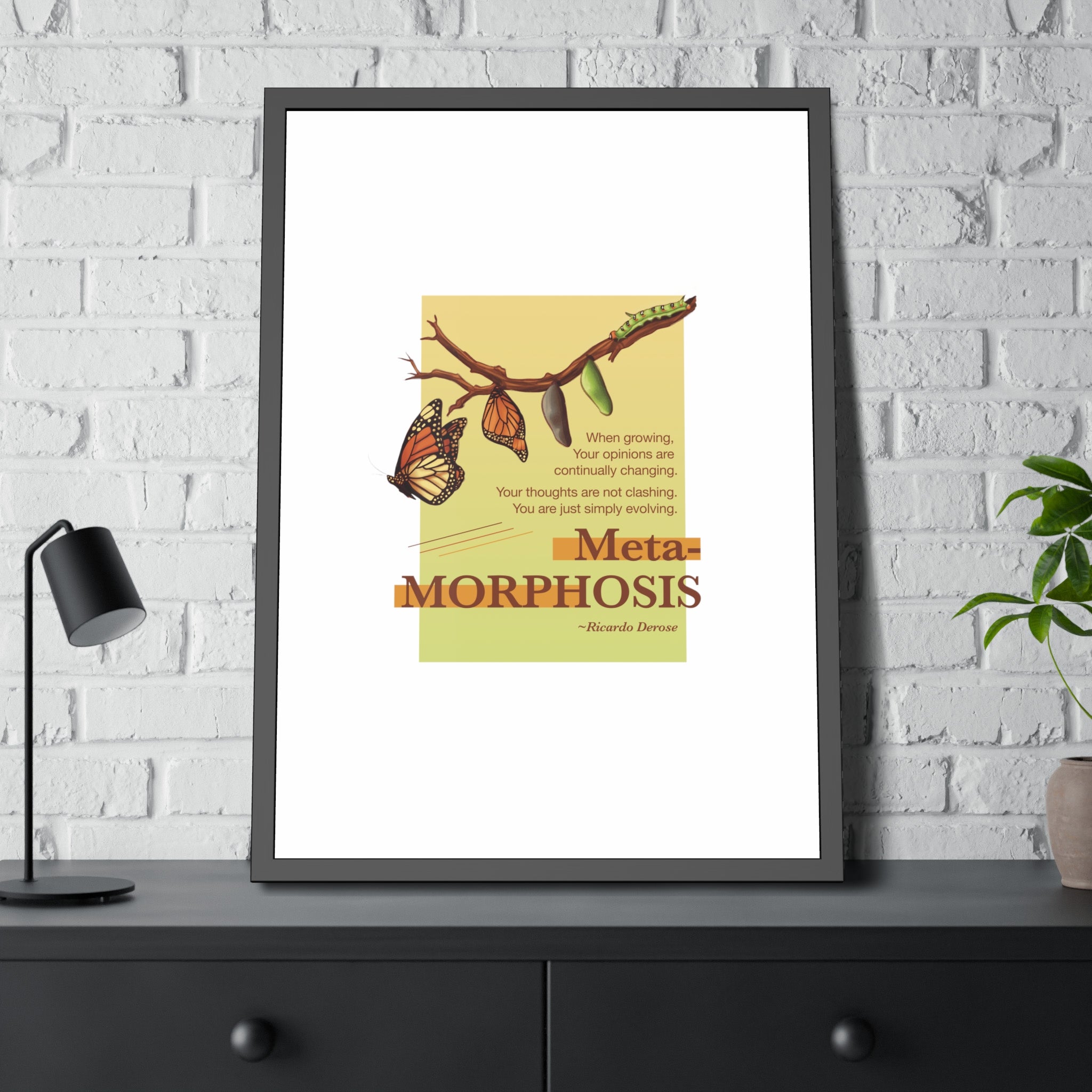 Metamorphosis Framed Paper Posters