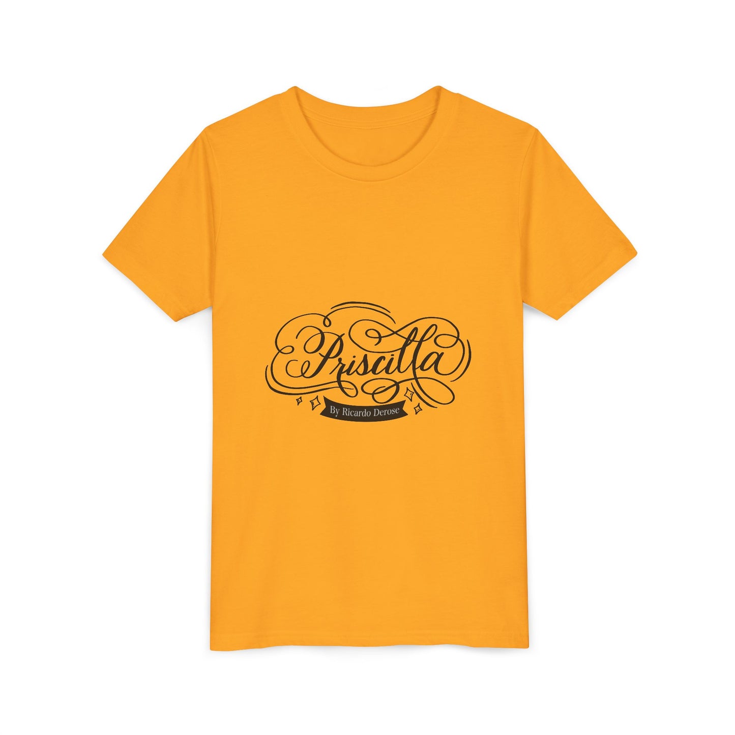 Personalized Priscilla Youth Short Sleeve Tee - Stylish & Comfortable Kids' T-Shirt