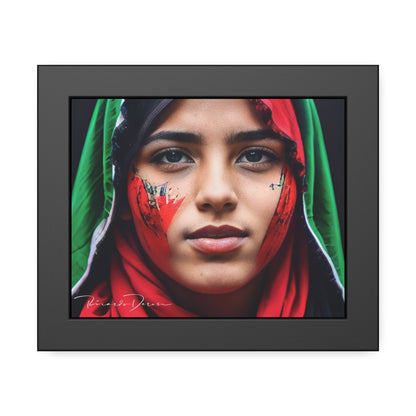 Palestine Girl Framed Poster