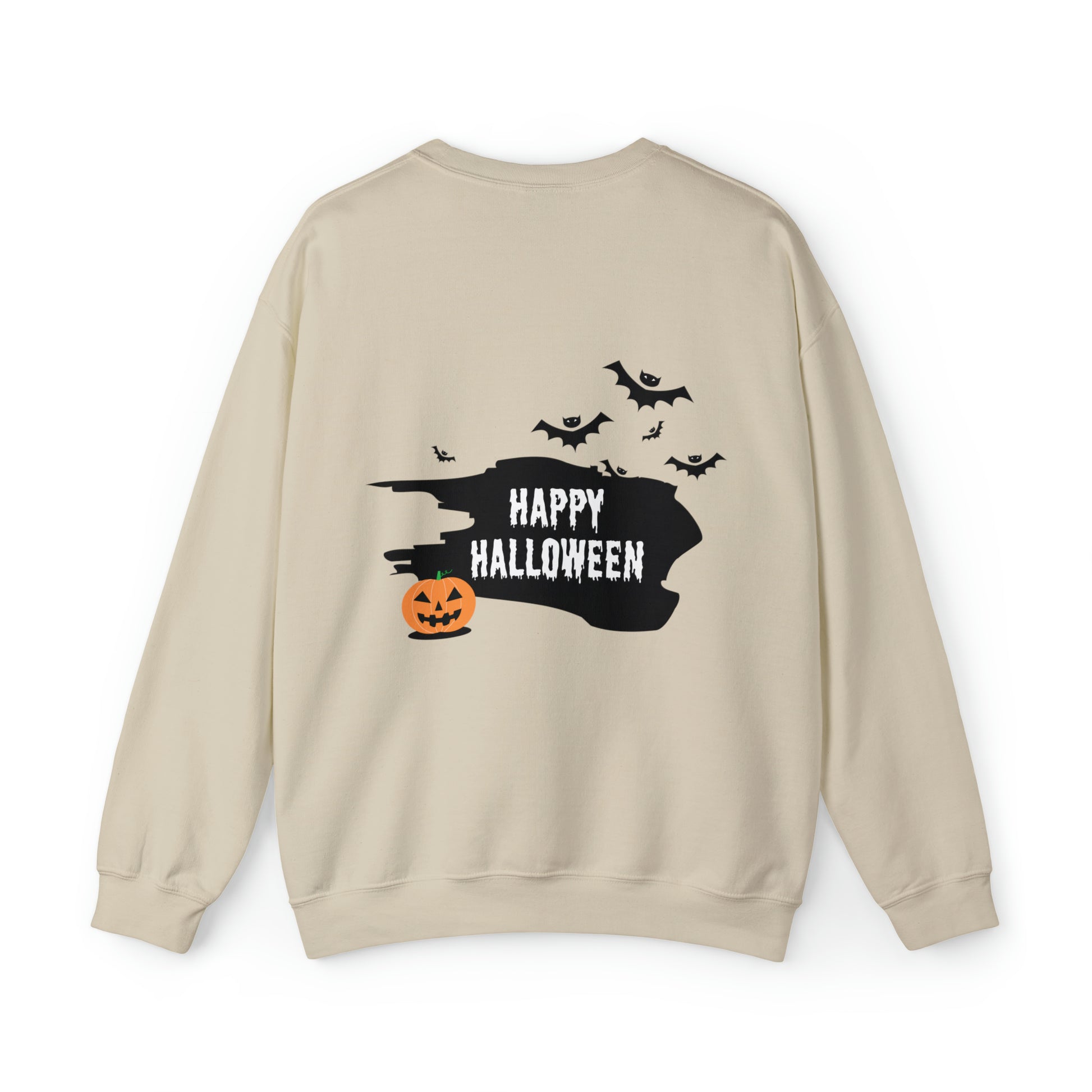 Halloween Jack o Lantern_Unisex Heavy Blend™ Crewneck Sweatshirt - Derose Entertainment 