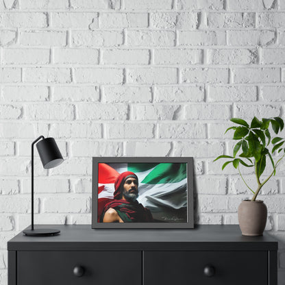 Framed Free Palestine Paper Posters