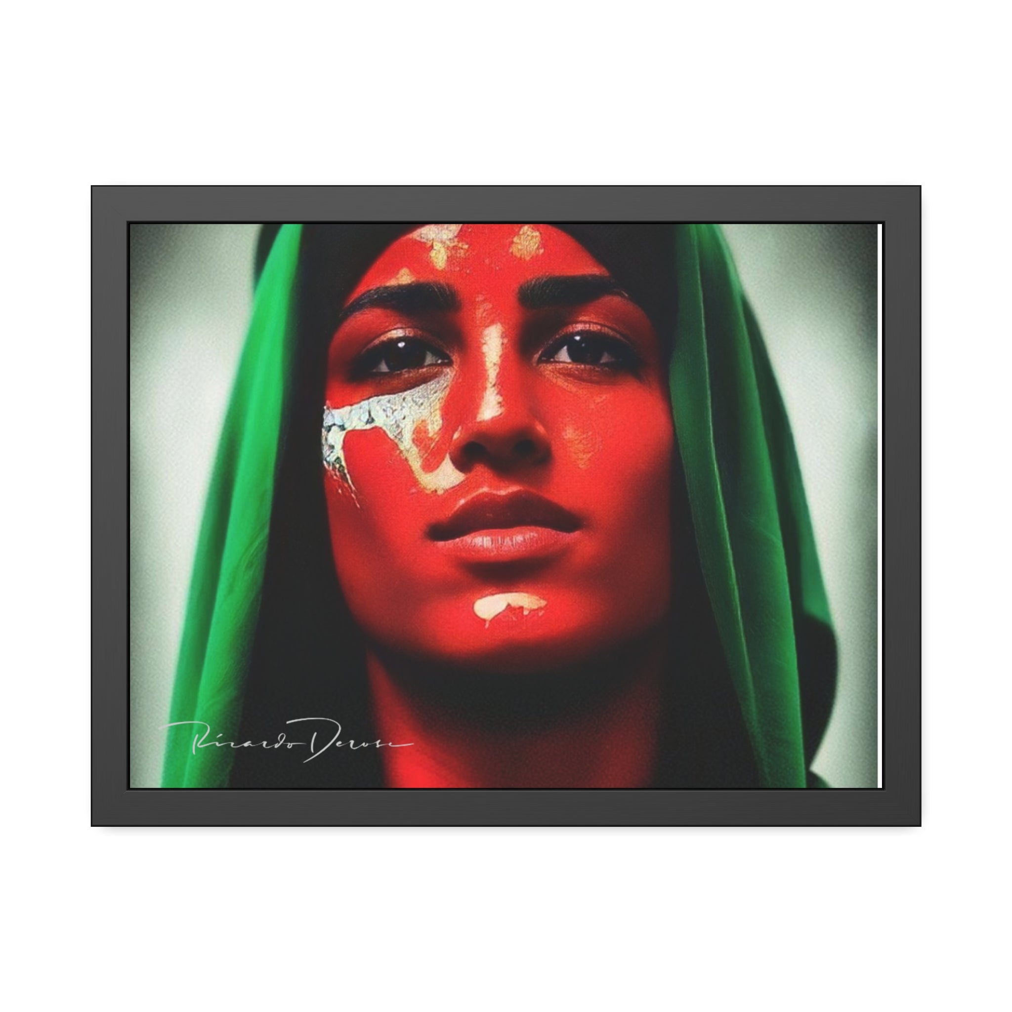 Palestine Girl Framed Poster