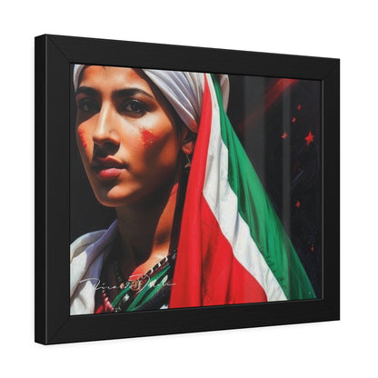 Palestine Girl Framed Poster