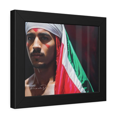 Palestine Man Framed Poster