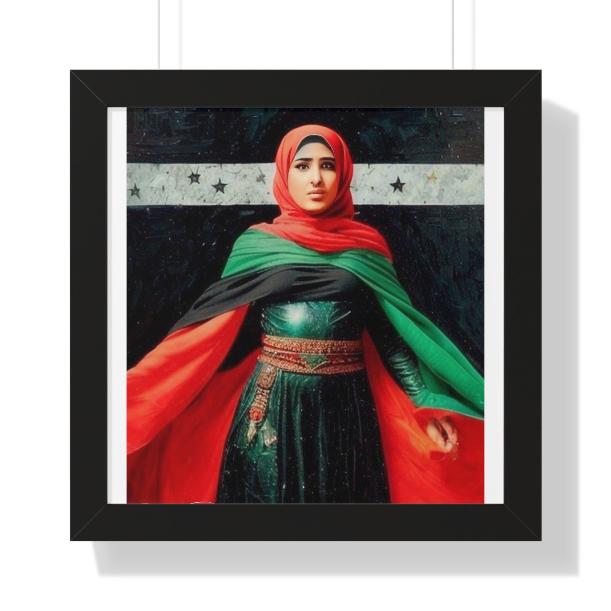 Framed Palestine Vertical Poster - Derose Entertainment 