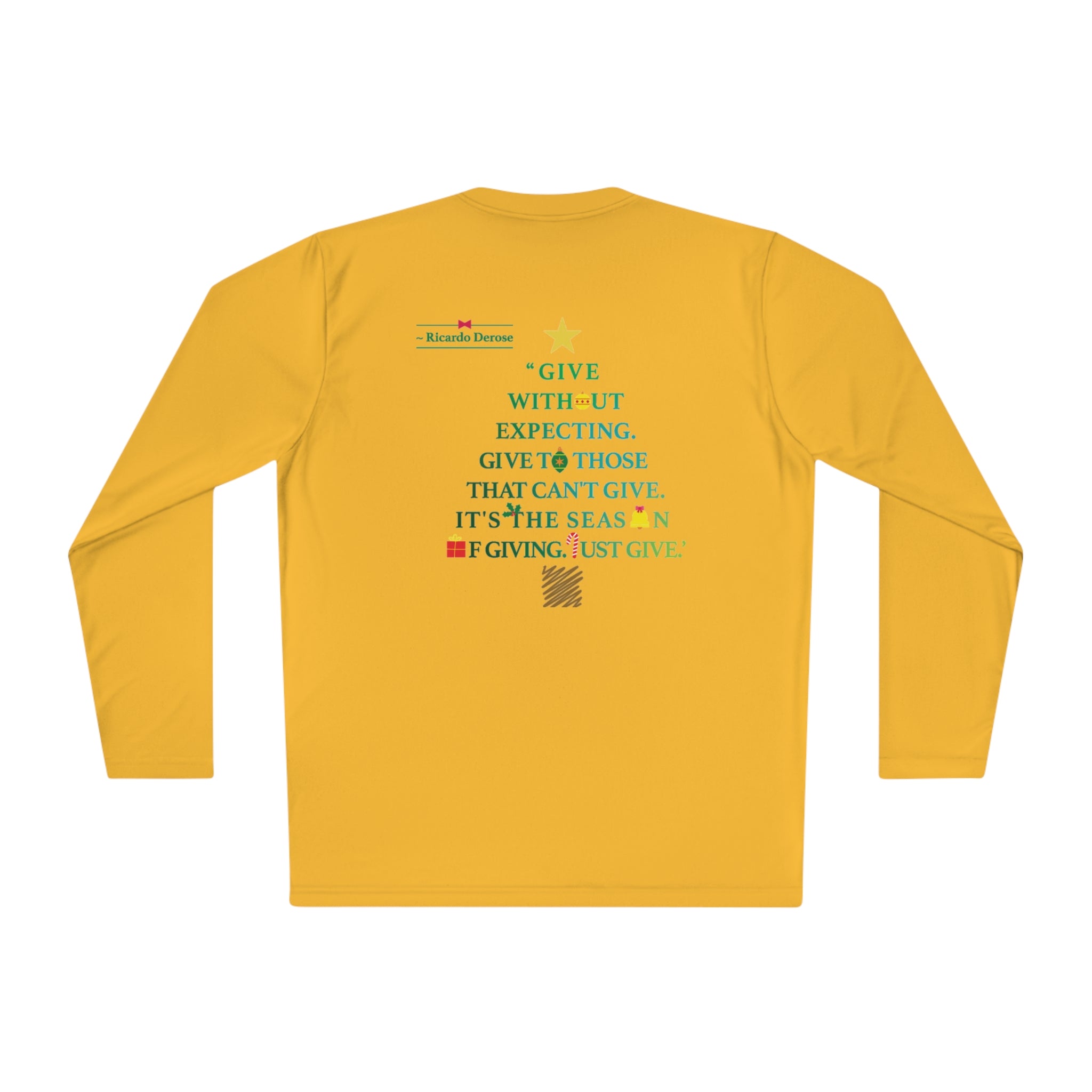 Ricardo Derose Giving Without Expecting_from A Christmas Story Long Sleeves Shirt