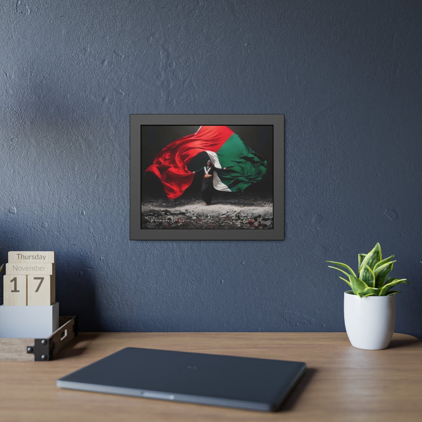 Palestine Flag Framed Poster