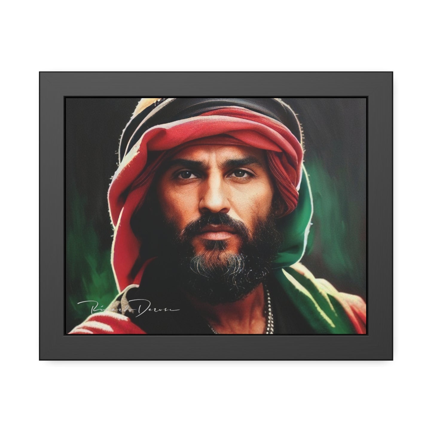 Palestine Man Framed Poster