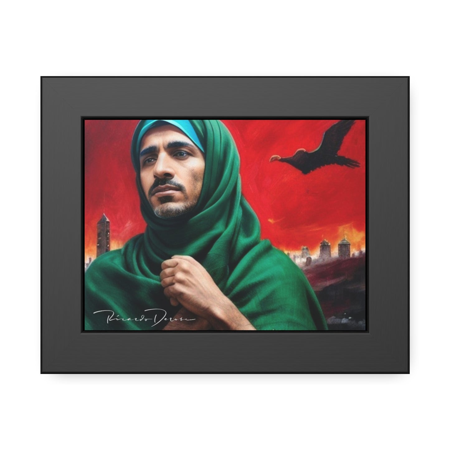 Palestine Man Framed Poster