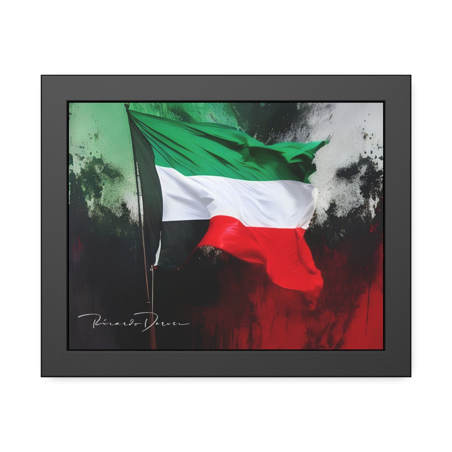 Palestine Flag Framed Poster