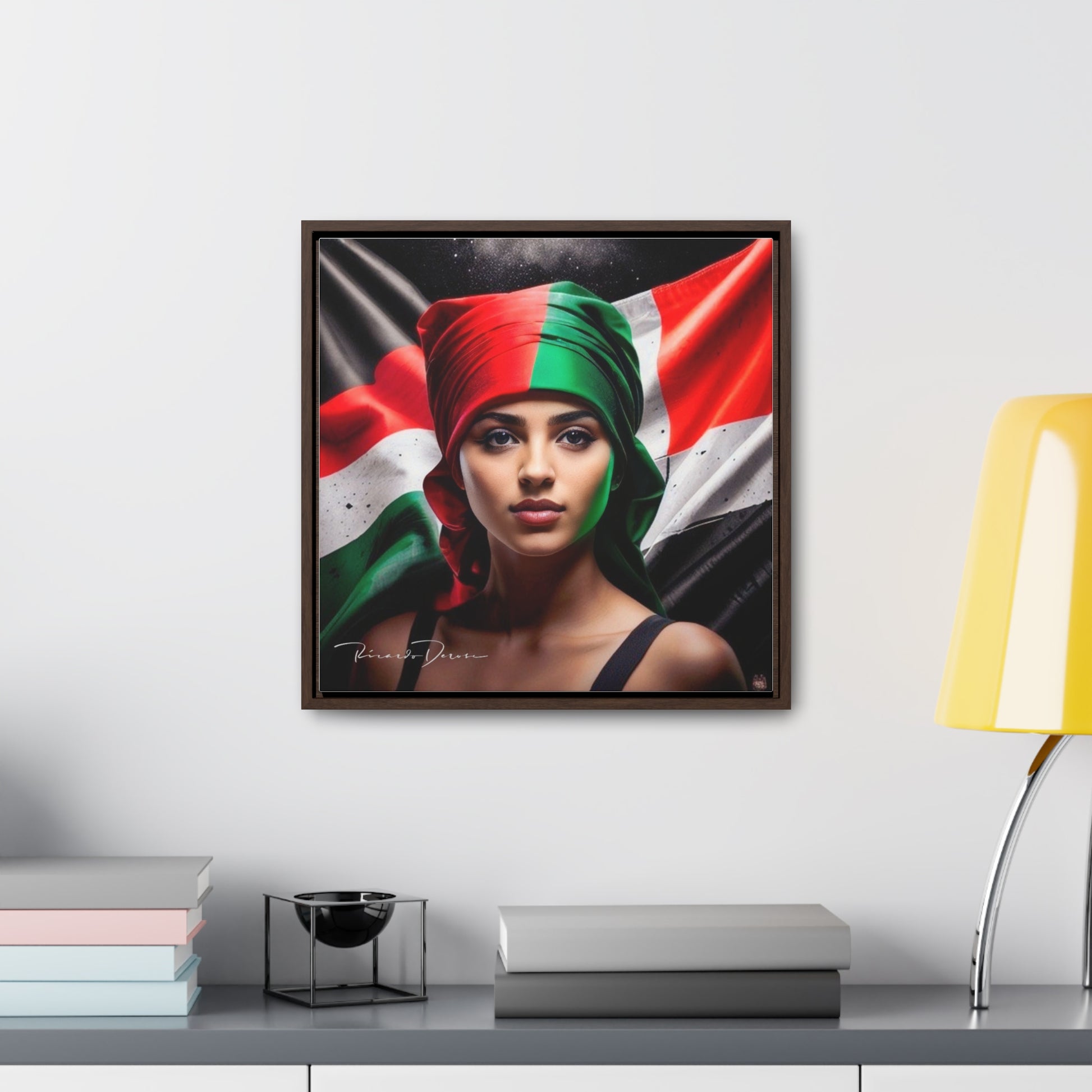 Free Palestine Gallery Canvas Wraps, Square Frame - Derose Entertainment 