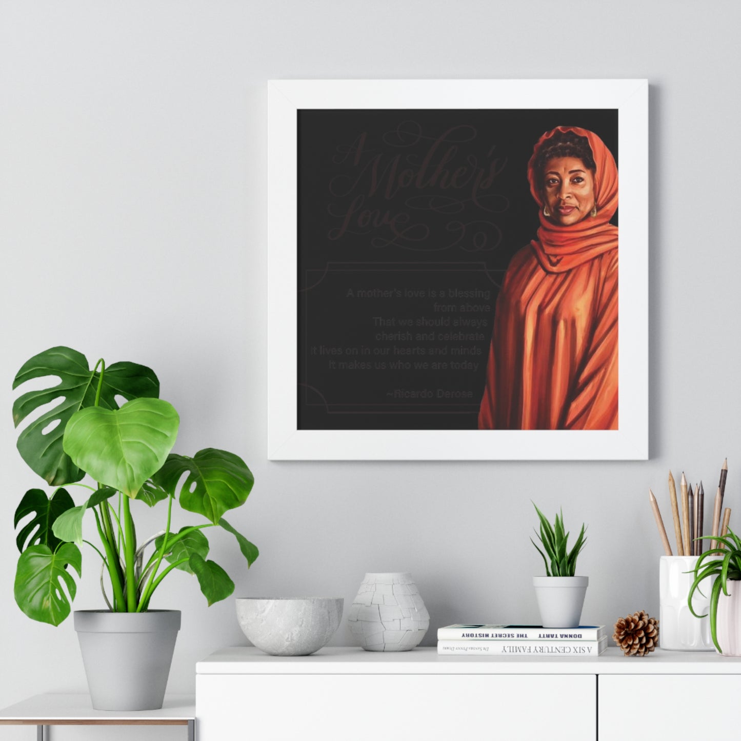 A Mother's Love- Framed Vertical Poster