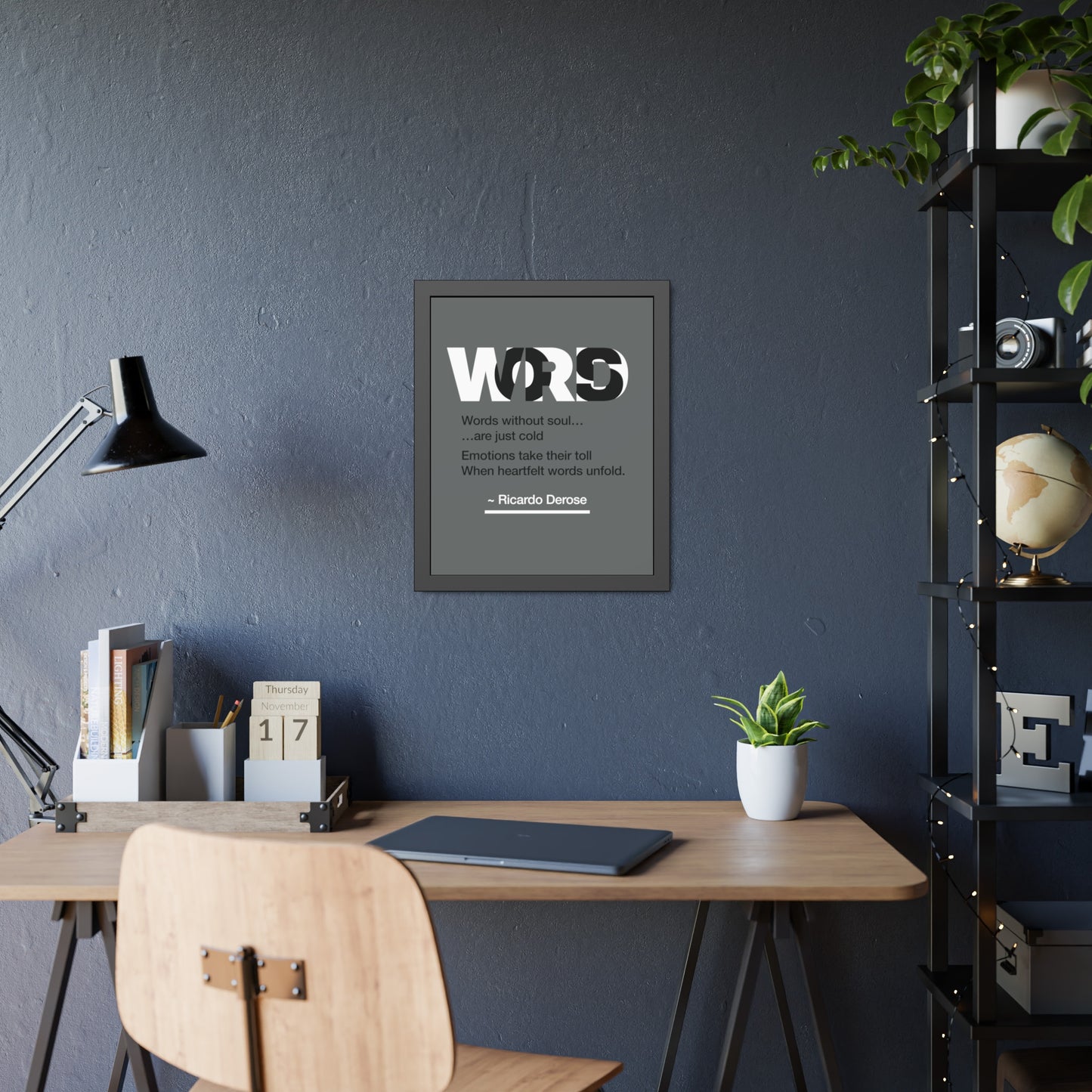 Words Framed Paper Posters