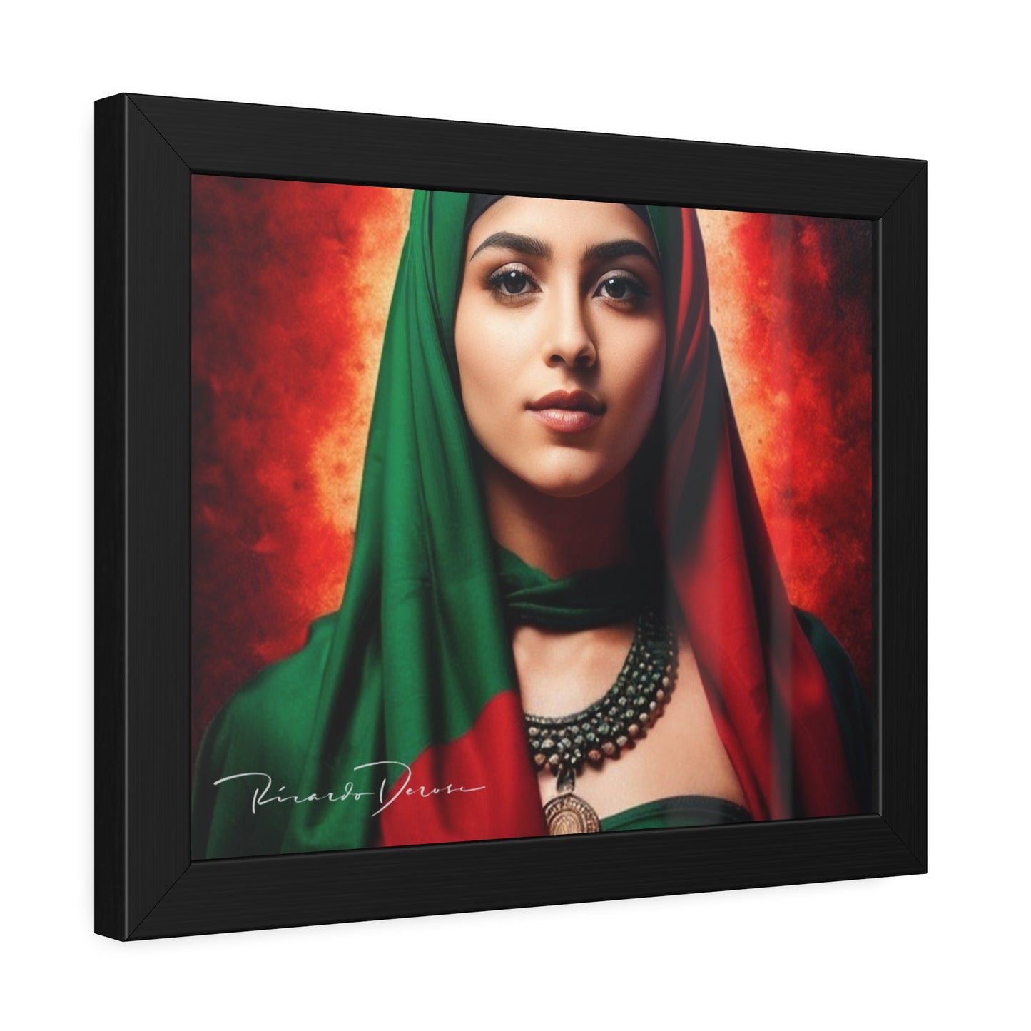 Palestine Girl Framed Poster