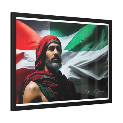 Framed Free Palestine Paper Posters