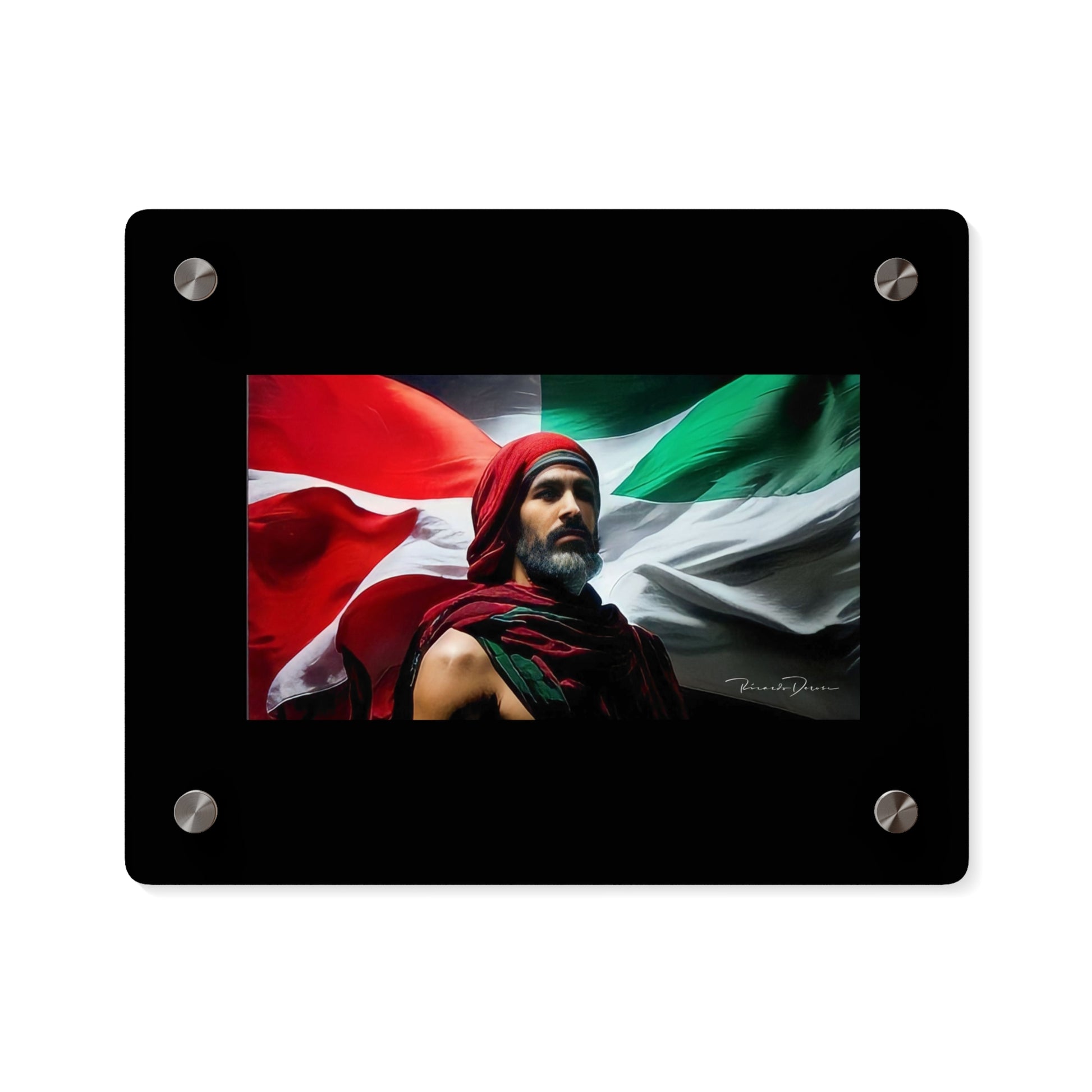 Free Palestine Acrylic Glass Art - Derose Entertainment 