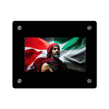 Free Palestine Acrylic Glass Art - Derose Entertainment 