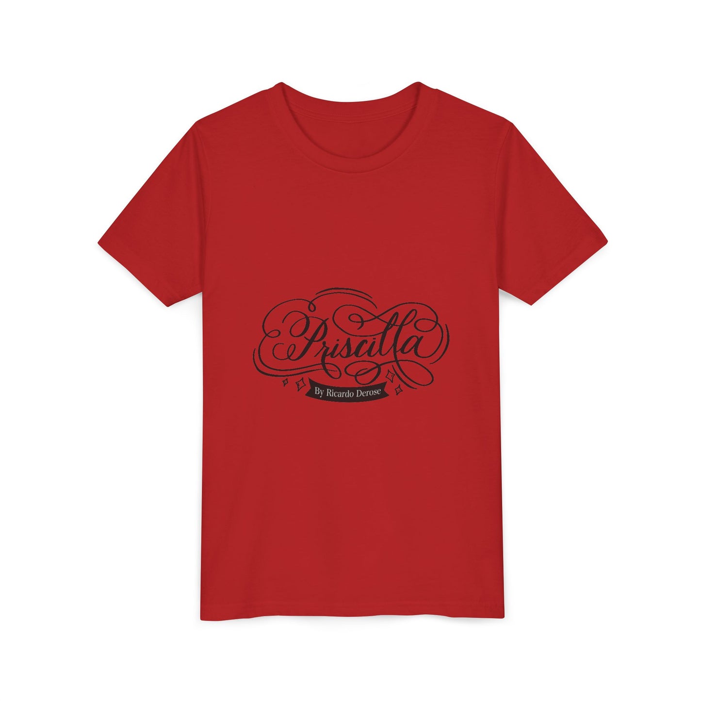 Personalized Priscilla Youth Short Sleeve Tee - Stylish & Comfortable Kids' T-Shirt