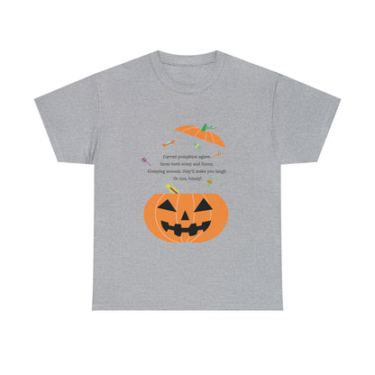 Halloween Jack o Lantern_Unisex Heavy Cotton Tee - Derose Entertainment 