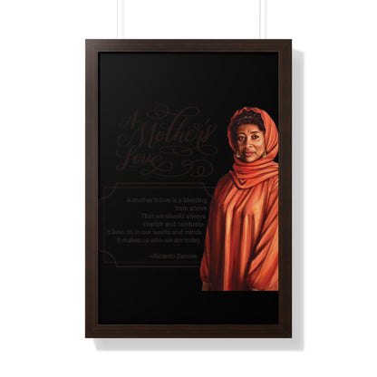 A Mother's Love- Framed Vertical Poster