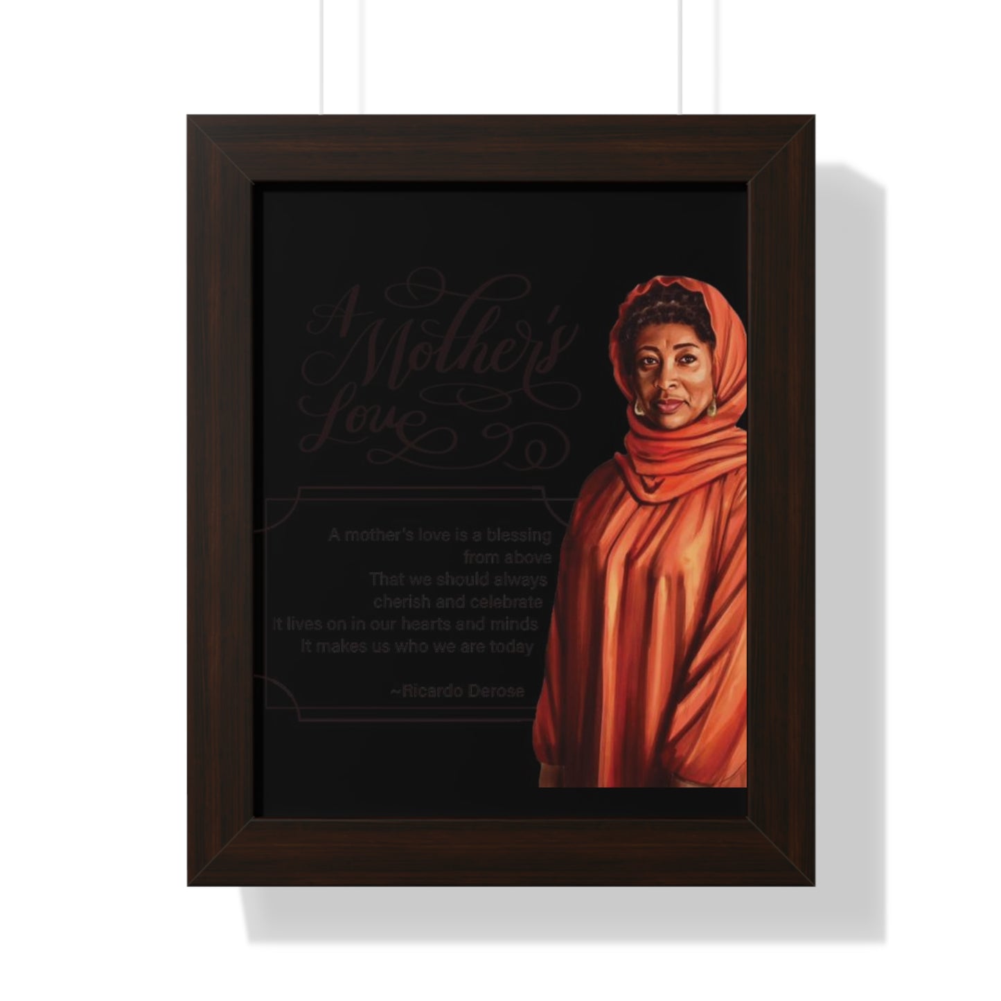 A Mother's Love- Framed Vertical Poster