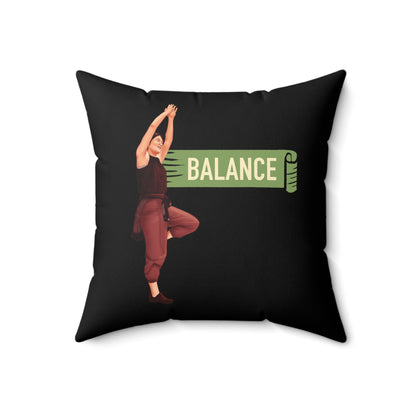 Balance-Spun Polyester Square Pillow