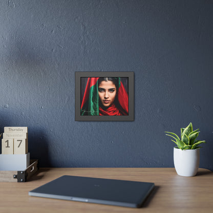 Palestine Girl Framed Poster