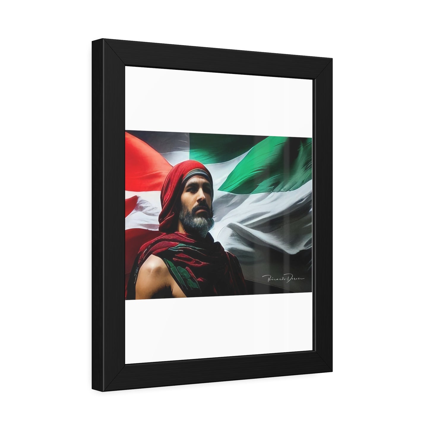 Framed Free Palestine Paper Posters