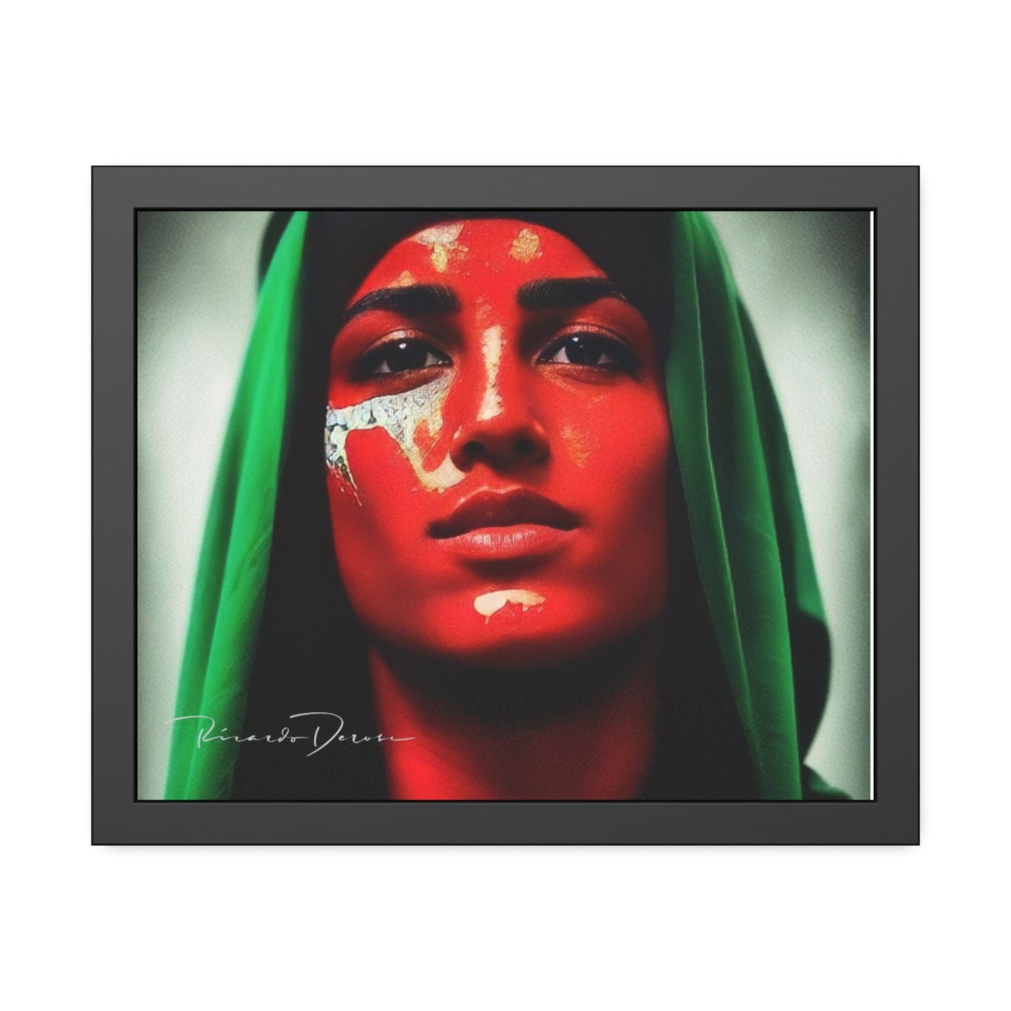 Palestine Girl Framed Poster