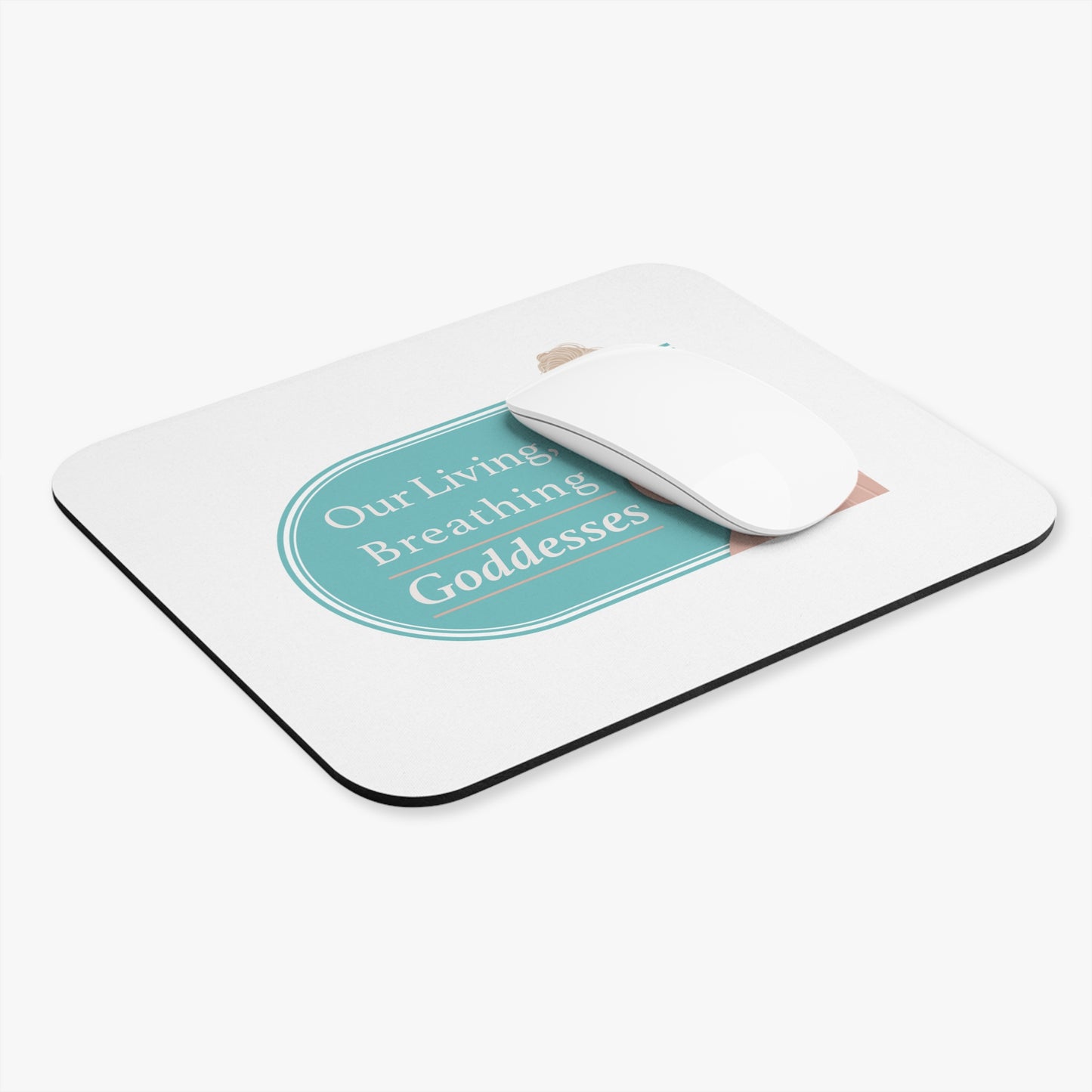 Our Living, Breathing Goddess 2-2 - Mouse Pad (Rectangle) - Derose Entertainment 