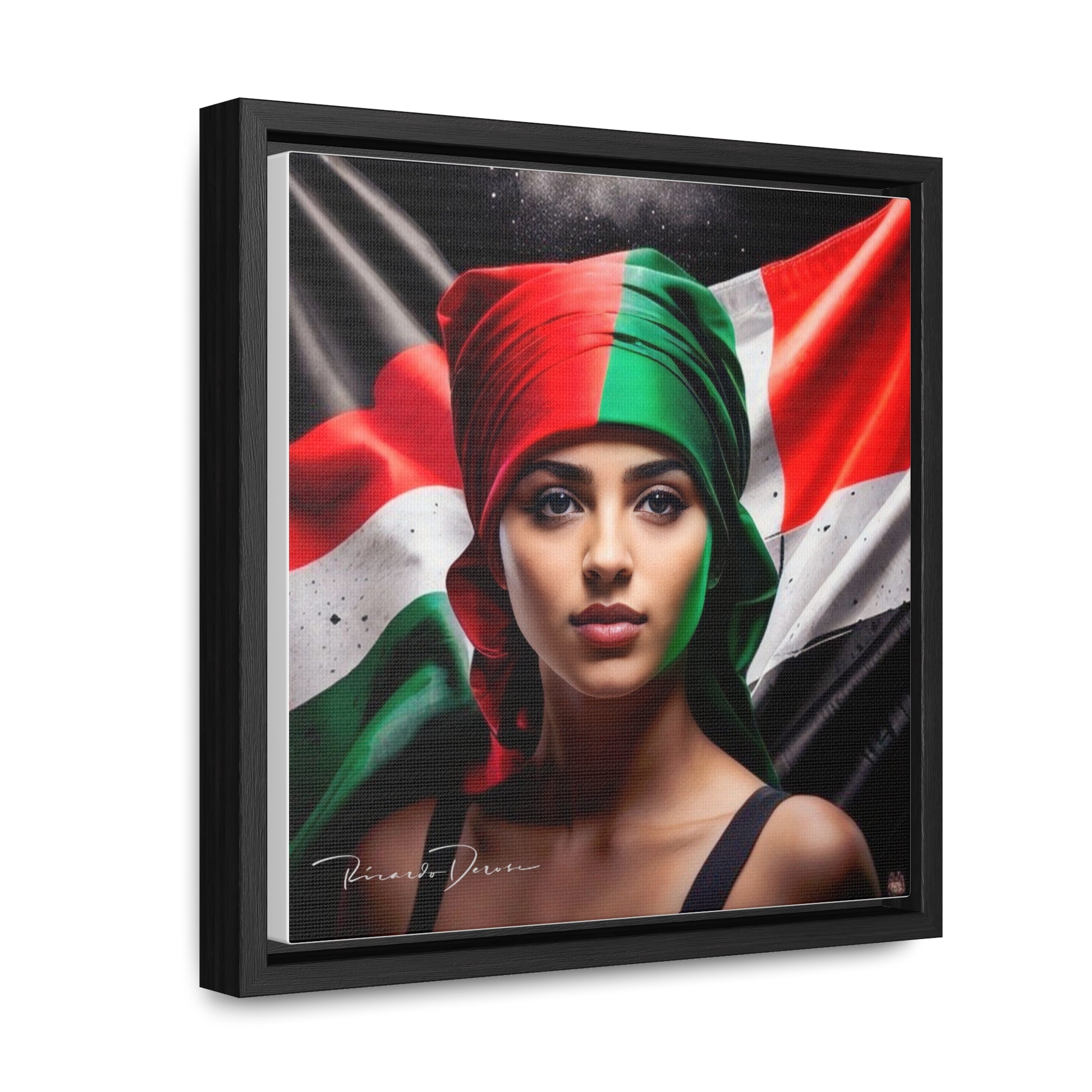 Free Palestine Gallery Canvas Wraps, Square Frame - Derose Entertainment 