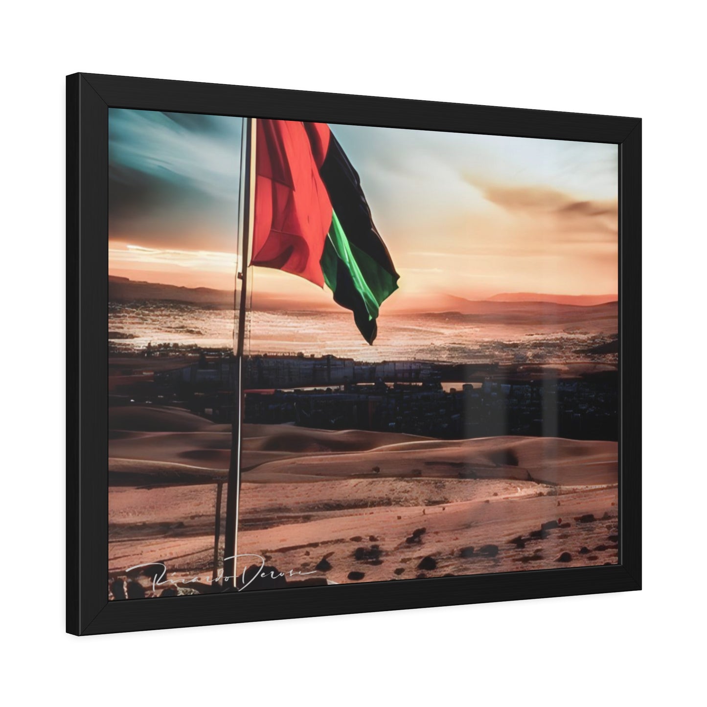 Palestine Flag Framed Poster