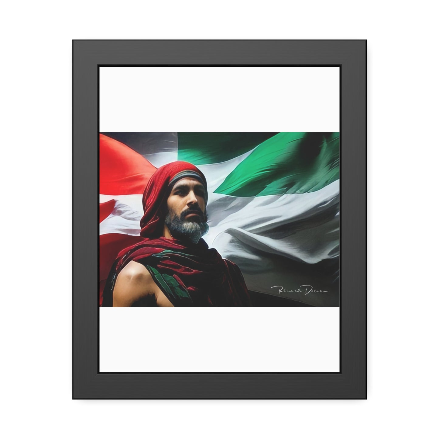 Framed Free Palestine Paper Posters