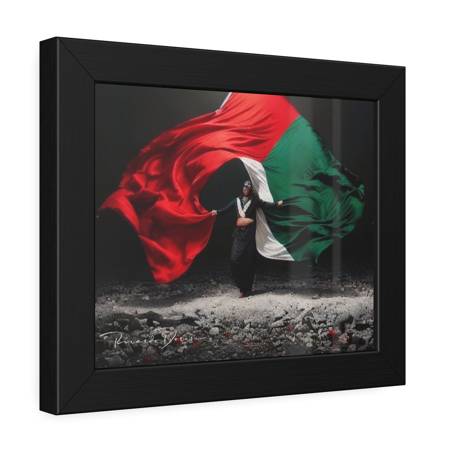 Palestine Flag Framed Poster