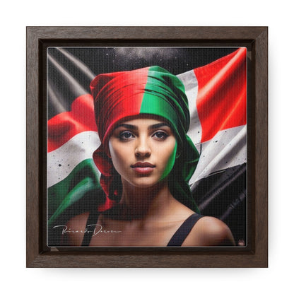 Free Palestine Gallery Canvas Wraps, Square Frame - Derose Entertainment 