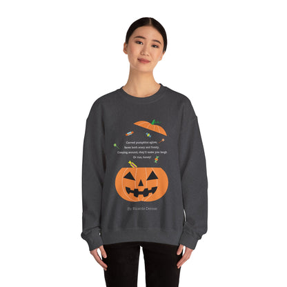 Halloween Jack o Lantern_Unisex Heavy Blend™ Crewneck Sweatshirt