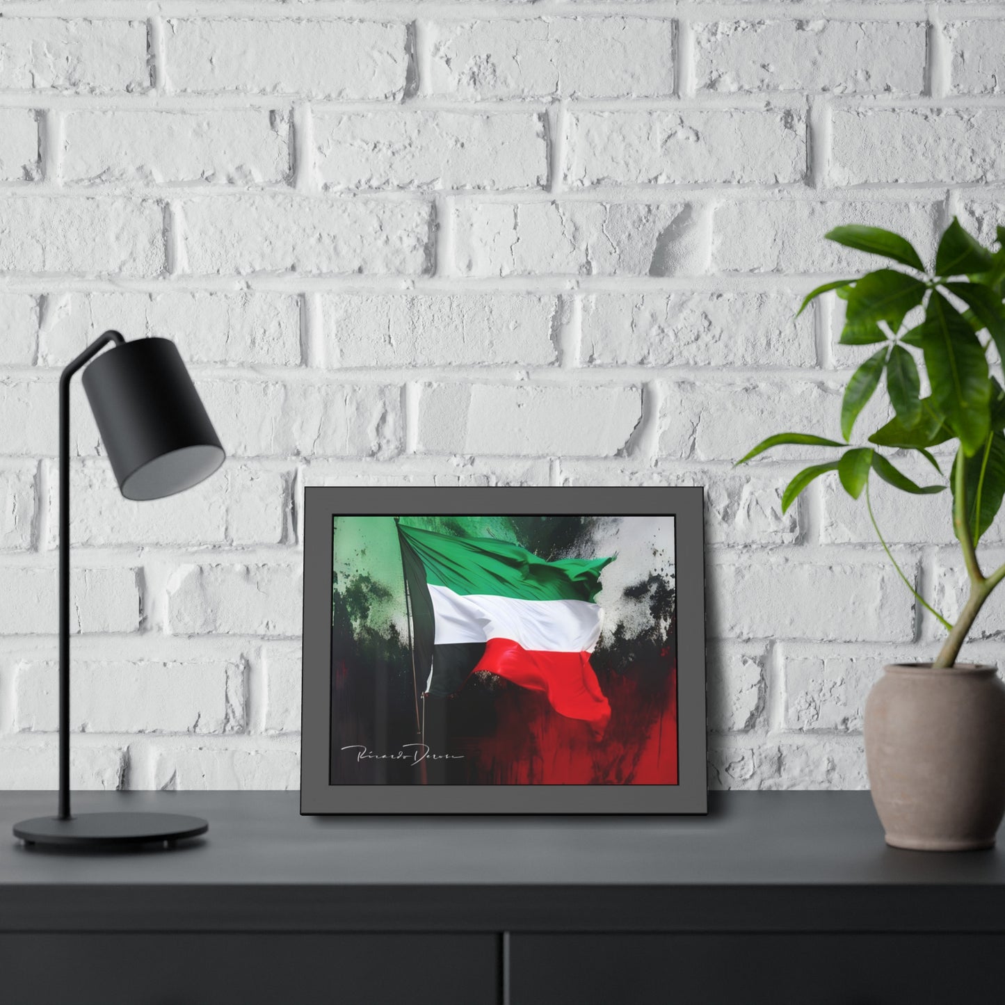 Palestine Flag Framed Poster