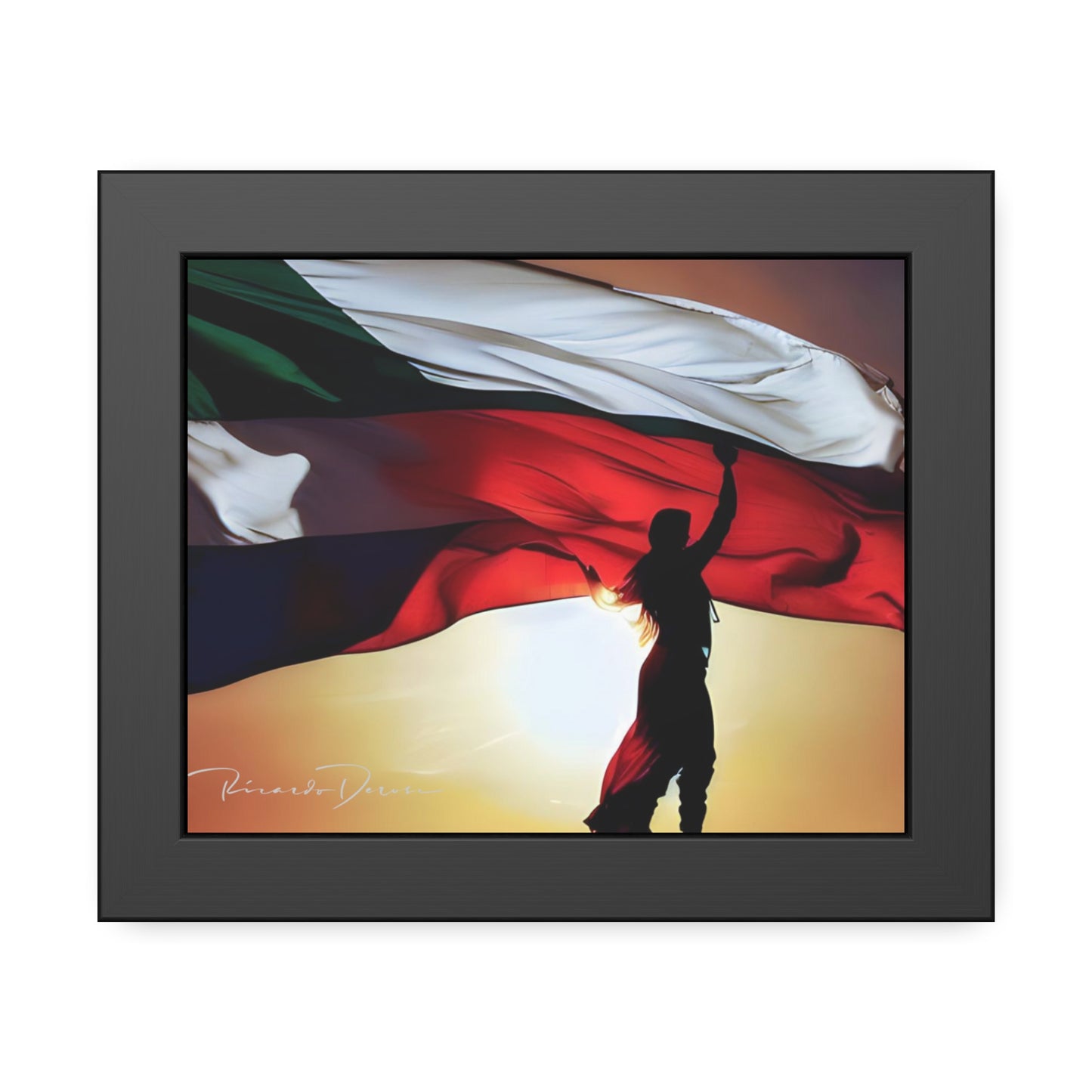 Palestine Flag Framed Poster