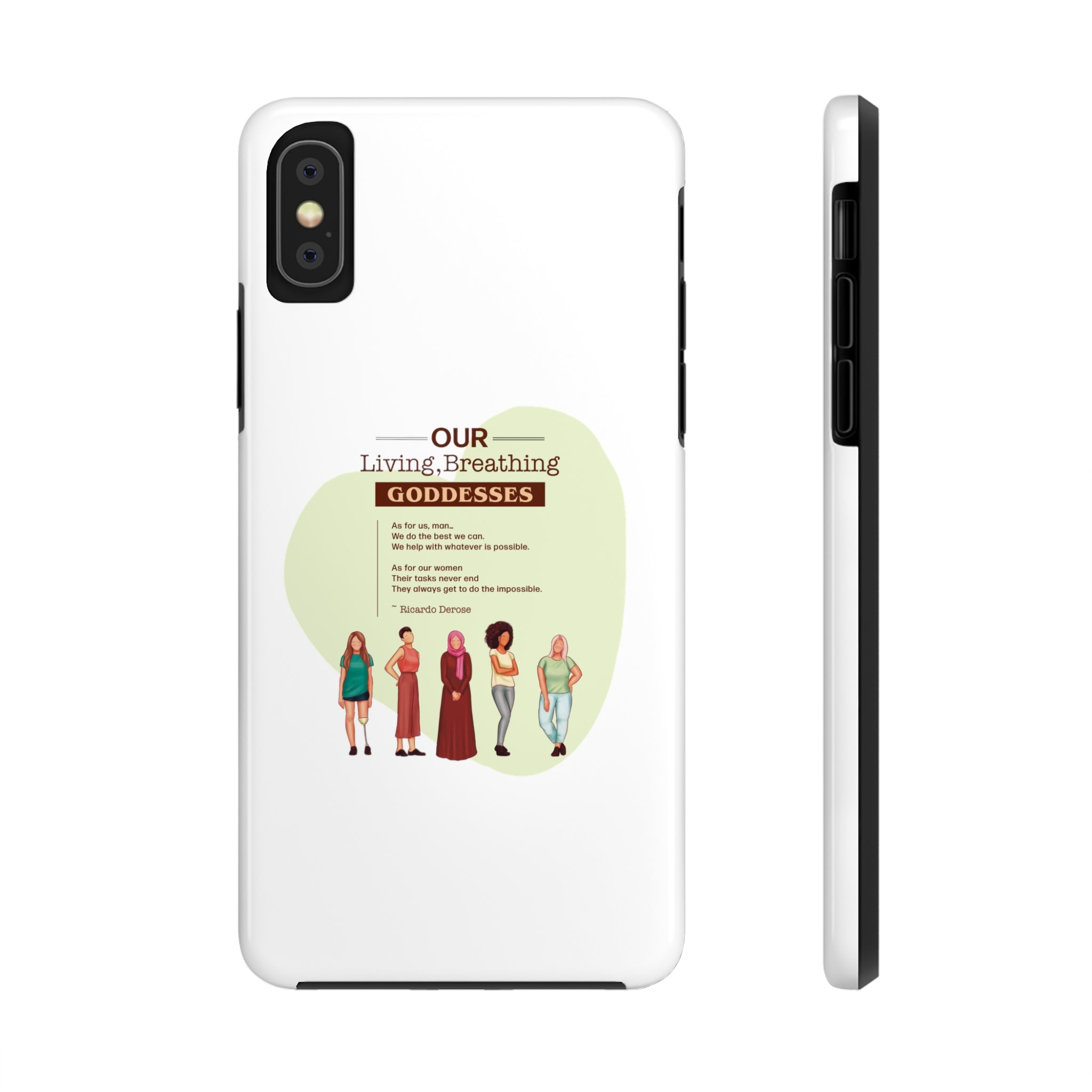 Our Living, Breathing Goddess Tough Phone Cases