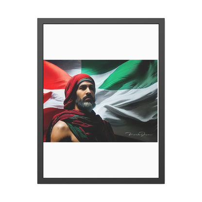 Framed Free Palestine Paper Posters