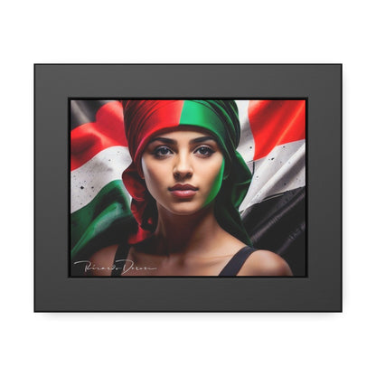 Palestine Girl Framed Poster