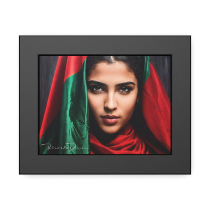 Palestine Girl Framed Poster