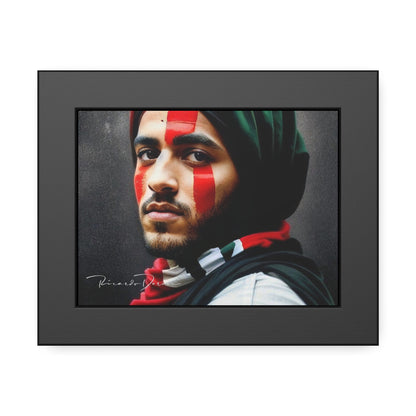 Palestine Man Framed Poster