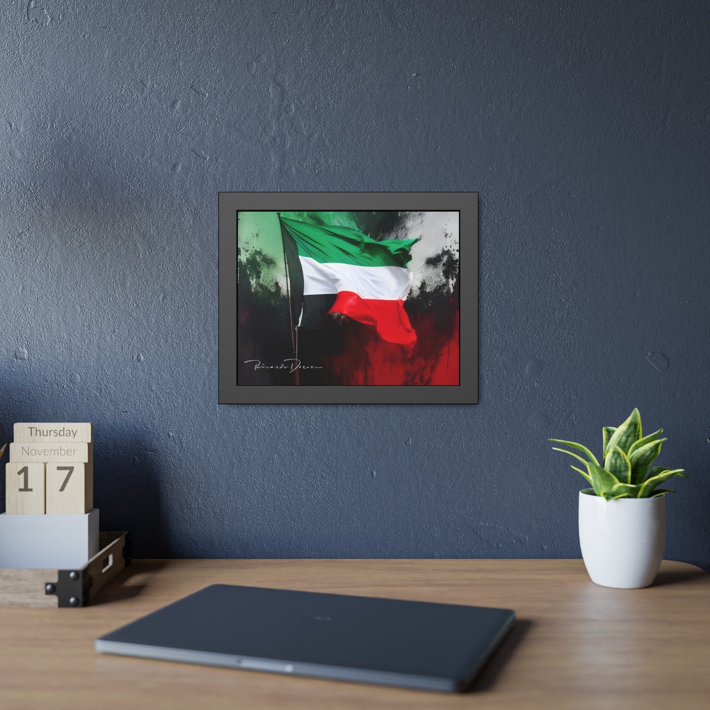 Palestine Flag Framed Poster